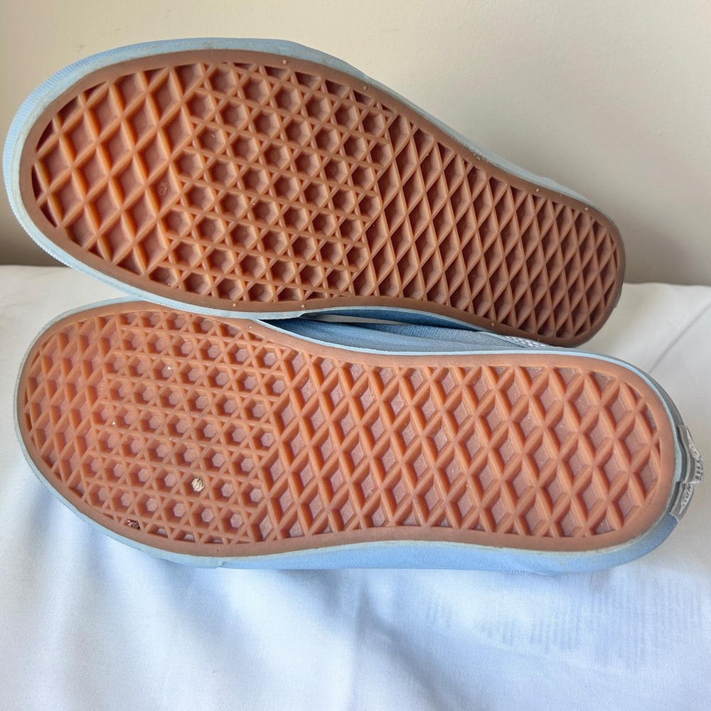 Vans Women’s Blue Canvas Sneakers - Picture 5 of 6